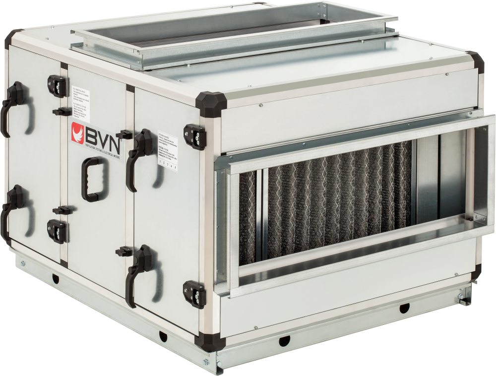 BVN Bhv-p 355-0,55/4 Metal Yağ Tutucu Filtreli Hücreli Aspiratör 100PA [3400m³/h]